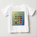 Judaica 12 Tribes Of Israel Levi Baby T-Shirt<br><div class="desc">You are viewing The Lee Hiller Designs Collection of Home and Office Decor,  Apparel,  Gifts and Collectibles. The Designs include Lee Hiller Photography and Mixed Media Digital Art Collection. You can view her Nature photography at http://HikeOurPlanet.com/ and follow her hiking blog within Hot Springs National Park.</div>