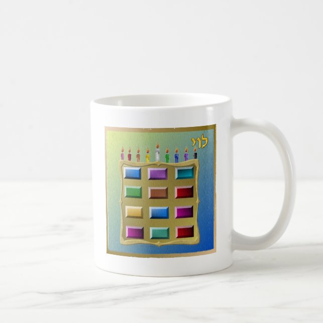 Judaica 12 Tribes Of Israel Levi Coffee Mug (Right)