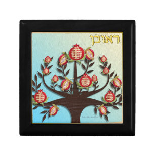 Judaica 12 Tribes Of Israel Reuben Gift Box