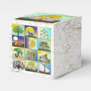 Judaica 12 tribes of Israel Simeon Favor Box