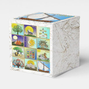 Judaica 12 tribes of Israel Zebulun Favor Box