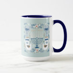 Judaica - Chanukah Mugs - Giftware - Holidays<br><div class="desc">Jewish Holidays - Chanukah - Holiday Gifts - Hanukah - Coffee Mugs - Kitchen Design - Tradition - Festival of Lights</div>