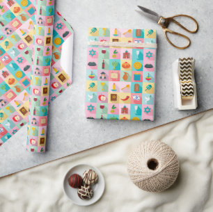 Judaica Gift Wrapping Paper - Jewish Holiday Gifts