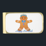Judaica Hanukkah Gingerbread Man Menorah Gold Finish Money Clip<br><div class="desc">You are viewing The Lee Hiller Photography Art and Designs Collection of Home and Office Decor,  Apparel,  Gifts and Collectibles. The Designs include Lee Hiller Photography and Mixed Media Digital Art Collection. You can view her Nature photography at http://HikeOurPlanet.com/ and follow her hiking blog within Hot Springs National Park.</div>