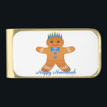 Judaica Hanukkah Gingerbread Man Menorah Gold Finish Money Clip<br><div class="desc">You are viewing The Lee Hiller Photography Art and Designs Collection of Home and Office Decor,  Apparel,  Gifts and Collectibles. The Designs include Lee Hiller Photography and Mixed Media Digital Art Collection. You can view her Nature photography at http://HikeOurPlanet.com/ and follow her hiking blog within Hot Springs National Park.</div>