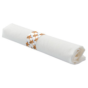 Judaica Hanukkah Gingerbread Man Menorah Napkin Bands