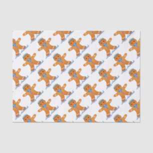 Judaica Hanukkah Gingerbread Man Menorah Tissue Paper