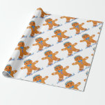 Judaica Hanukkah Gingerbread Man Menorah Wrapping Paper<br><div class="desc">You are viewing The Lee Hiller Photography Art and Designs Collection of Home and Office Decor,  Apparel,  Gifts and Collectibles. The Designs include Lee Hiller Photography and Mixed Media Digital Art Collection. You can view her Nature photography at http://HikeOurPlanet.com/ and follow her hiking blog within Hot Springs National Park.</div>