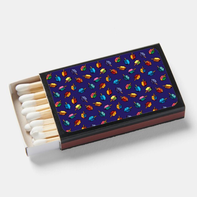 Judaica - Hanukkah Set of 50 Match Boxes - Unique  (Front Open)