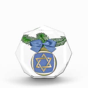 Judaica Hanukkah Star Of David Ornament Print Acrylic Award