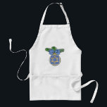 Judaica Hanukkah Star Of David Ornament Print Adult Apron<br><div class="desc">You are viewing The Lee Hiller Designs Collection of Home and Office Decor,  Apparel,  Gifts and Collectibles. The Designs include Lee Hiller Photography and Mixed Media Digital Art Collection. You can view her Nature photography at http://HikeOurPlanet.com/ and follow her hiking blog within Hot Springs National Park.</div>
