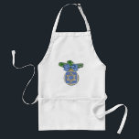 Judaica Hanukkah Star Of David Ornament Print Adult Apron<br><div class="desc">You are viewing The Lee Hiller Designs Collection of Home and Office Decor,  Apparel,  Gifts and Collectibles. The Designs include Lee Hiller Photography and Mixed Media Digital Art Collection. You can view her Nature photography at http://HikeOurPlanet.com/ and follow her hiking blog within Hot Springs National Park.</div>