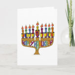 Judaica Happy Hanukkah Dreidel Menorah Holiday Card<br><div class="desc">You are viewing The Lee Hiller Designs Collection of Home and Office Decor,  Apparel,  Gifts and Collectibles. The Designs include Lee Hiller Photography and Mixed Media Digital Art Collection. You can view her Nature photography at http://HikeOurPlanet.com/ and follow her hiking blog within Hot Springs National Park.</div>