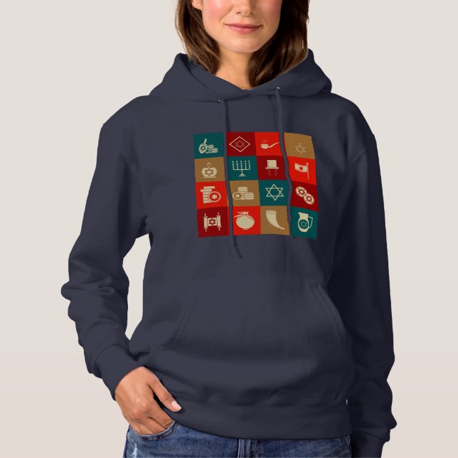 Judaica - Hoodie & Sweatshirt - Jewish Designs  (Front)