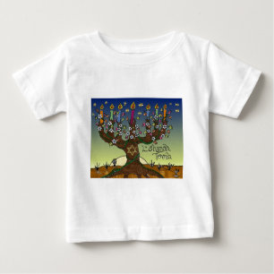 Judaica L'shanah Tovah Tree Of Life Gifts Apparel Baby T-Shirt