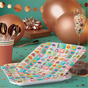 Judaica Party Designer Paper Plates  All Occassion