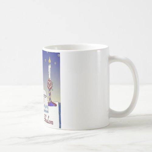 Judaica Shabbat Shalom Art Print Coffee Mug