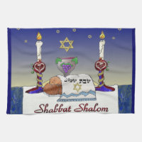 Judaica Shabbat Shalom Art Print