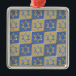 Judaica Star Of David Metal Gold Blue Ornament<br><div class="desc">You are viewing The Lee Hiller Design Collection. Apparel,  Gifts & Collectibles  Lee Hiller Photography or Digital Art Collection. You can view her Nature photography at http://HikeOurPlanet.com/ and follow her hiking blog within Hot Springs National Park.</div>