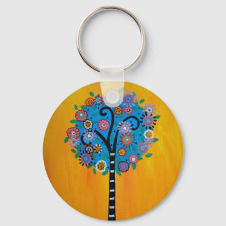 Judaica Tree of Life Keychain
