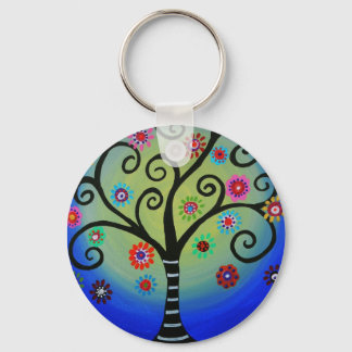 Judaica Tree of Life Keychain