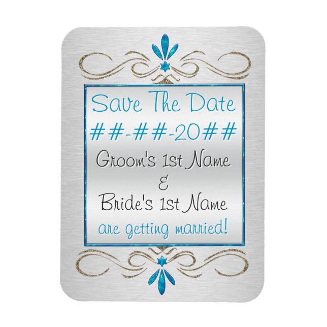 Judaism Flourishes - Save The Date - Personalized Magnet (Vertical)