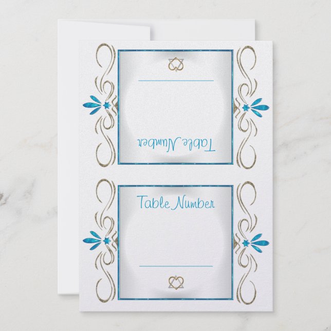 Judaism Flourishes (Table Number Cards) Invitation (Front)