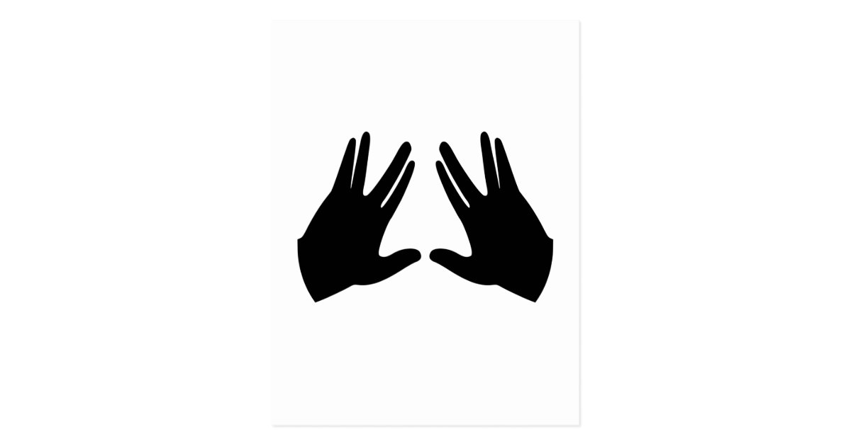Judaism Kohen Hands Symbol Postcard