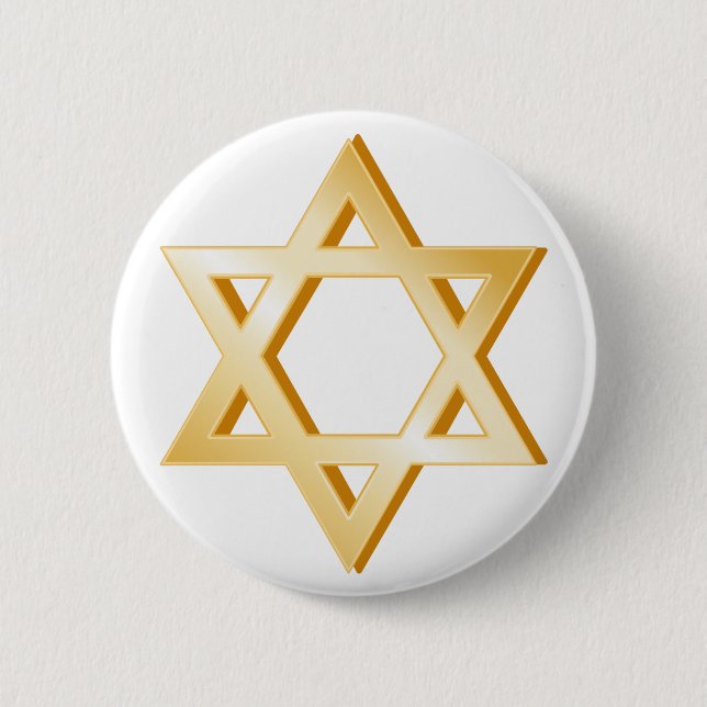 Judaism Symbol Button (Front)