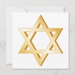 Judaism Symbol Invitation/Announcement Card