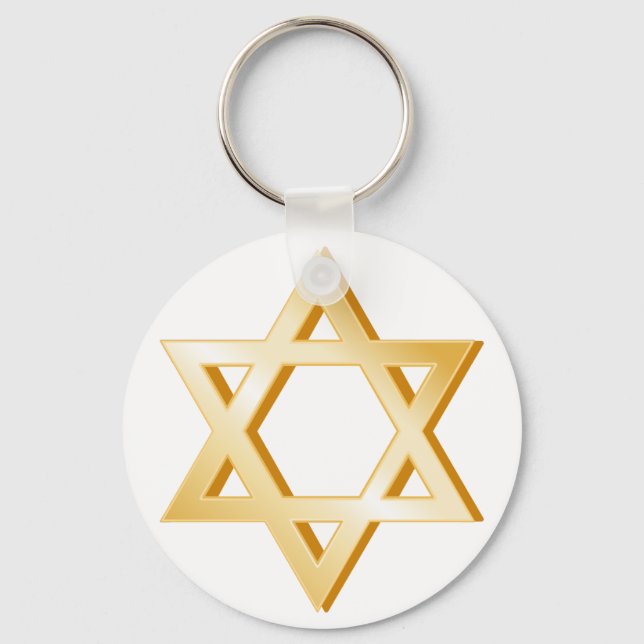 Judaism Symbol Keychain (Front)