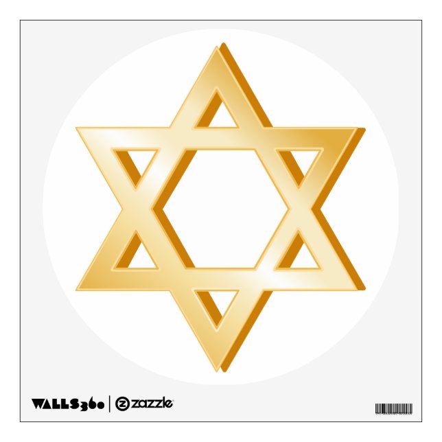 Judaism Symbol Wall Decal (Front)