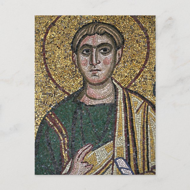Judas Thaddaeus Byzantine Mosaic Orthodox Icon Postcard (Front)