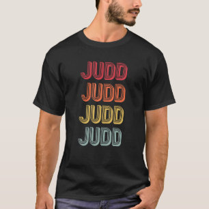 JUDD Gift Surname Funny Retro Vintage 80s Birthday T-Shirt