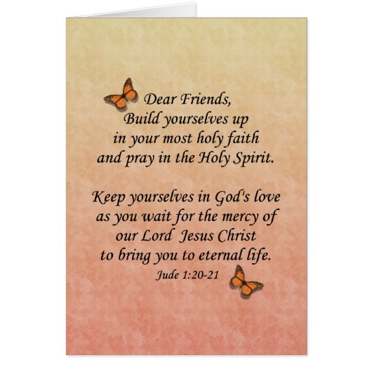 Jude 1:20-21 ~ Holy Faith (Front)