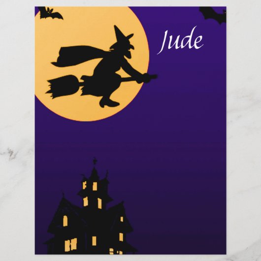 Jude Halloween Letterhead (Front)