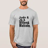 håndtag Nu Blank Jude JB Willem Malcolm T-Shirt | Zazzle