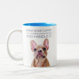 Jude Mug, 11 oz Two-Tone Coffee Mug Blue