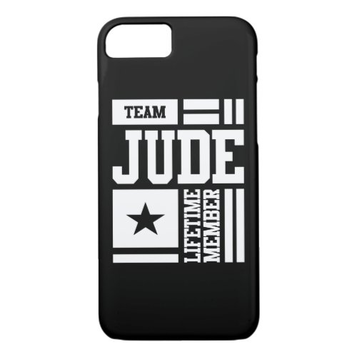 Jude Personalized Name Birthday Gift iPhone 87 Case