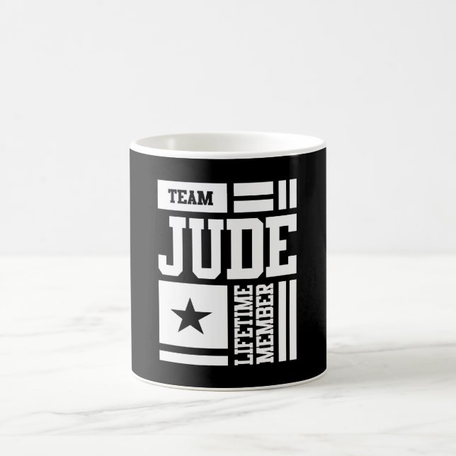 Jude Personalized Name Birthday Gift Coffee Mug (Center)