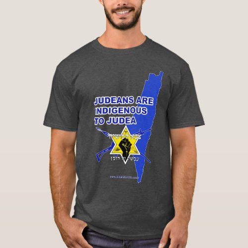 Judeans Are Indigenous To Judea T_Shirt Gray
