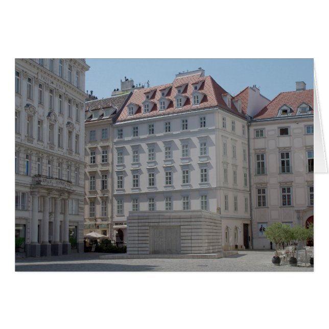 Judenplatz, Vienna Austria Cards (Front Horizontal)