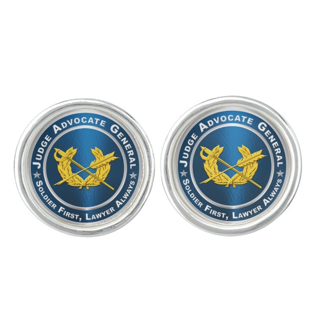 Judge Advocate General Cufflinks (Front)