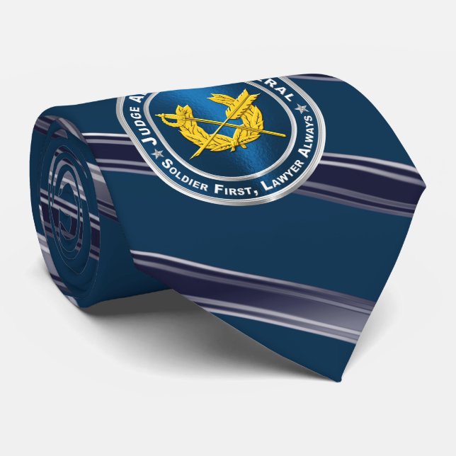 Judge Advocate General “JAG Corps”  Neck Tie (Rolled)