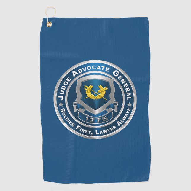 Judge Advocate General JAG  Golf Towel (Front)