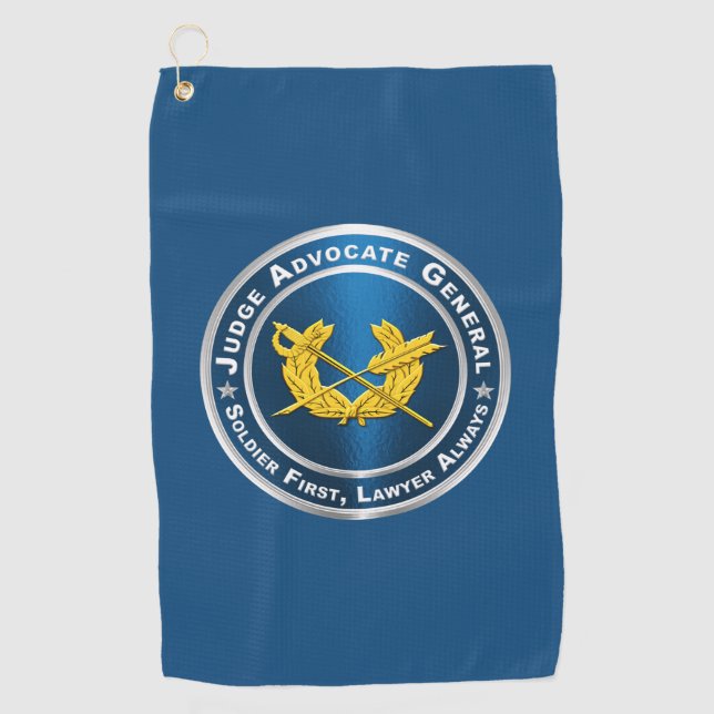 Judge Advocate General JAG  Golf Towel (Front)