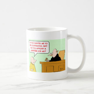 judge appoint lawyer cooperative coffee mug