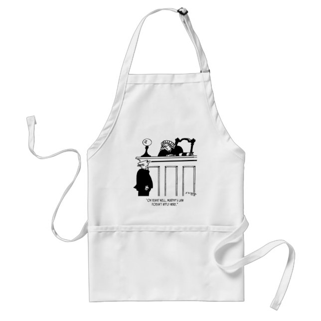 Judge Cartoon 4588 Adult Apron (Front)
