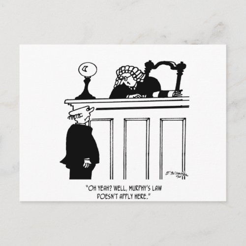 Judge Cartoon 4588 Postcard