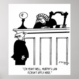 Judge Cartoon 4588 Poster